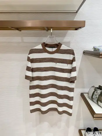 春夏新款圆领短袖T恤衫 高仿克罗心T恤/POLO衫