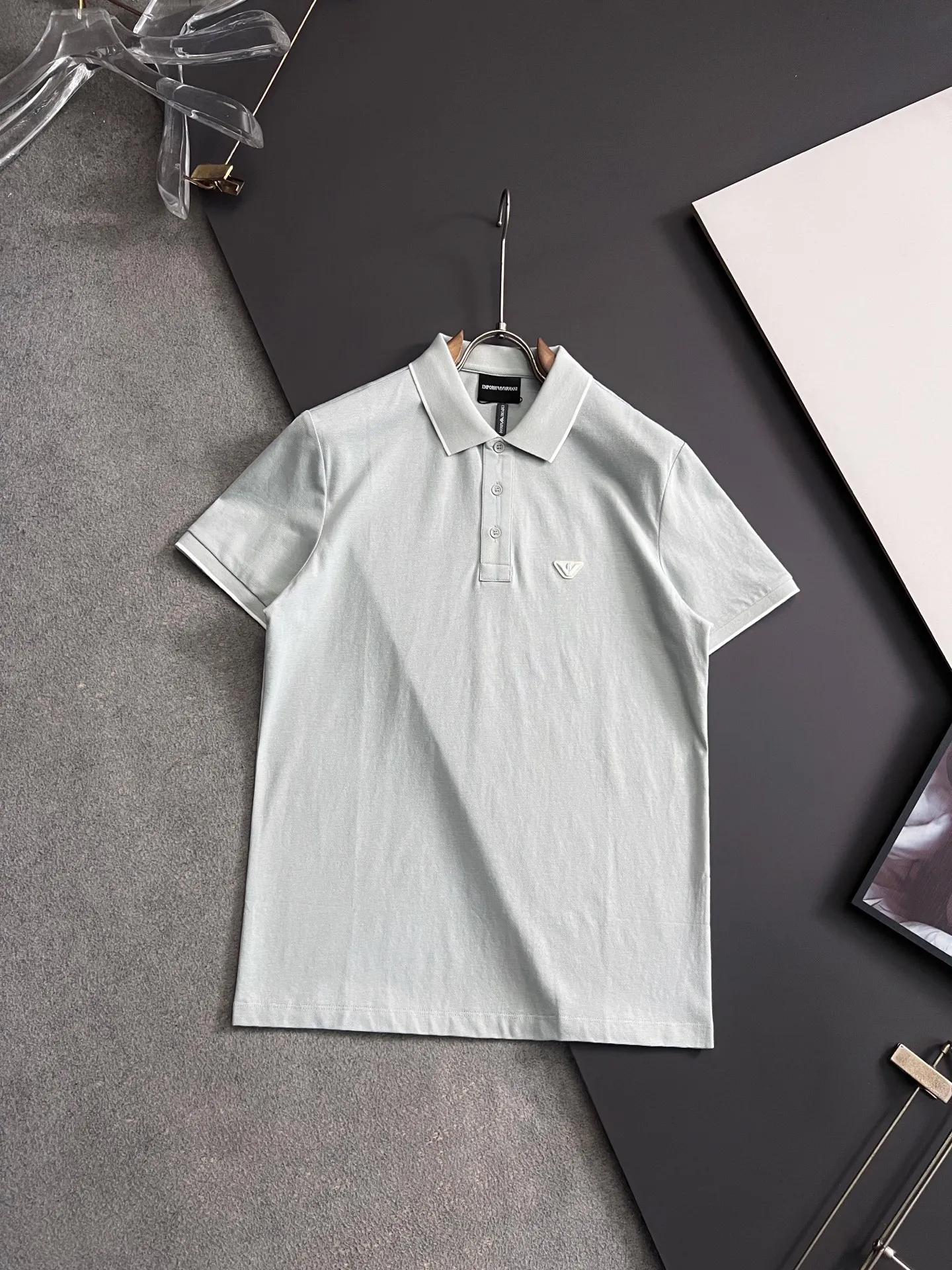 阿玛尼 春夏新款男士短袖Polo衫