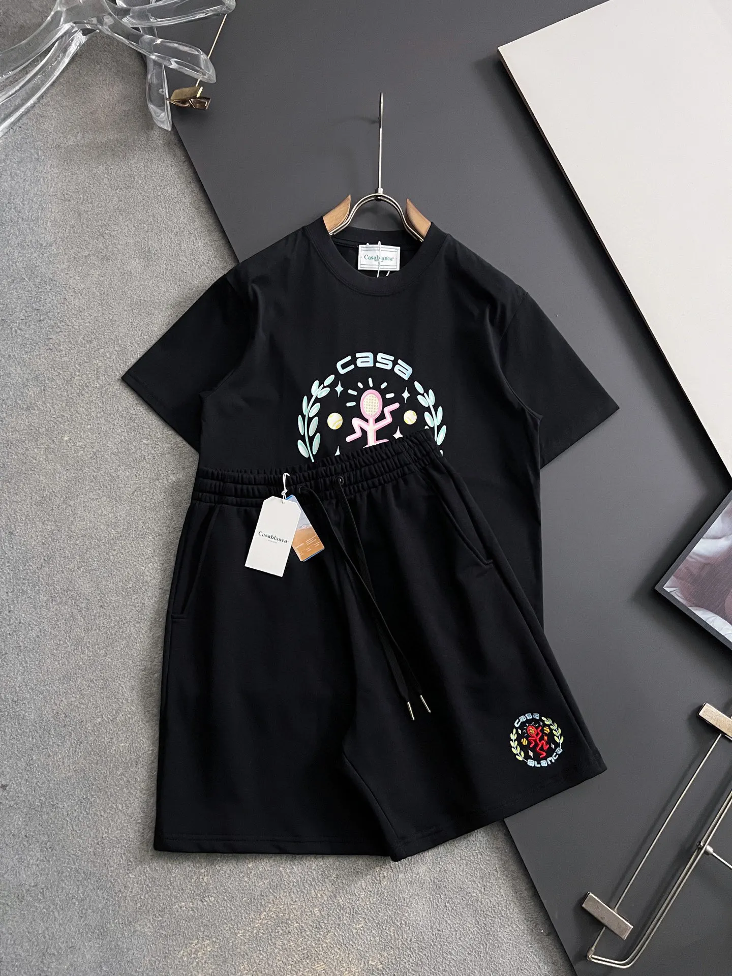 Casablanc 2026 New High Sleeve T-Shirt Set Casablanc 2026 New High Sleeve T-Shirt Set