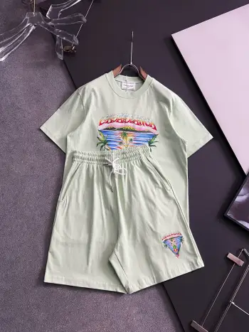 2026 New High Sleeve T-Shirt Set Replica Casablanc Tshirts and Polos