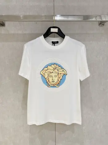 新款短袖圆领T恤 高仿范思哲T恤/POLO衫