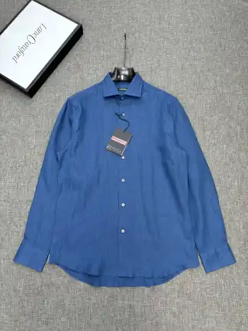 最全亚麻9色衬衫 高仿杰尼亚衬衫