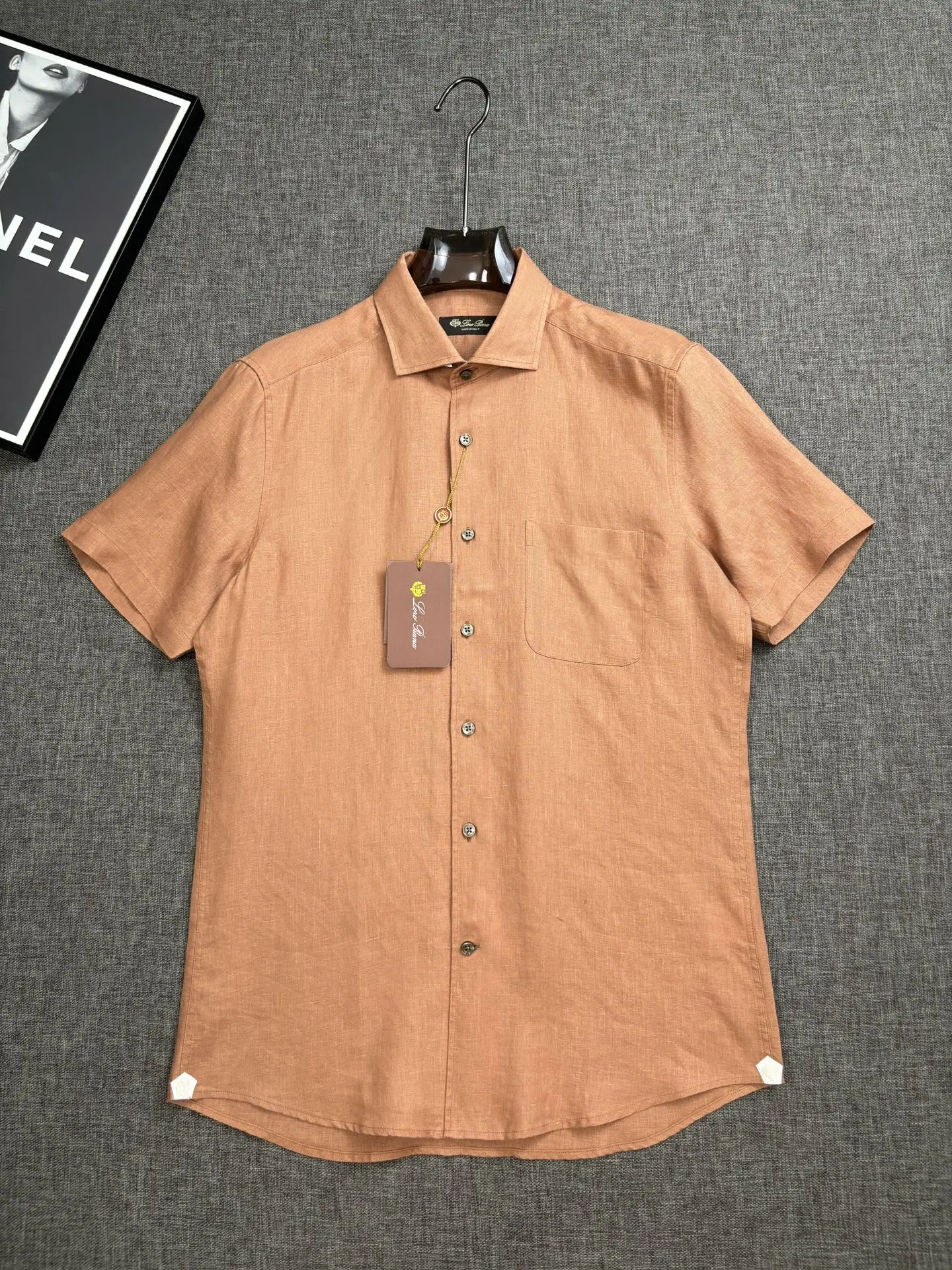 诺悠翩雅 LP亚麻短袖衬衫 诺悠翩雅 LP亚麻短袖衬衫