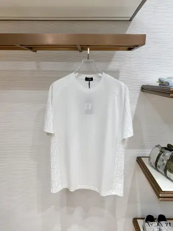 春夏新款圆领短袖T恤衫 高仿芬迪T恤/POLO衫