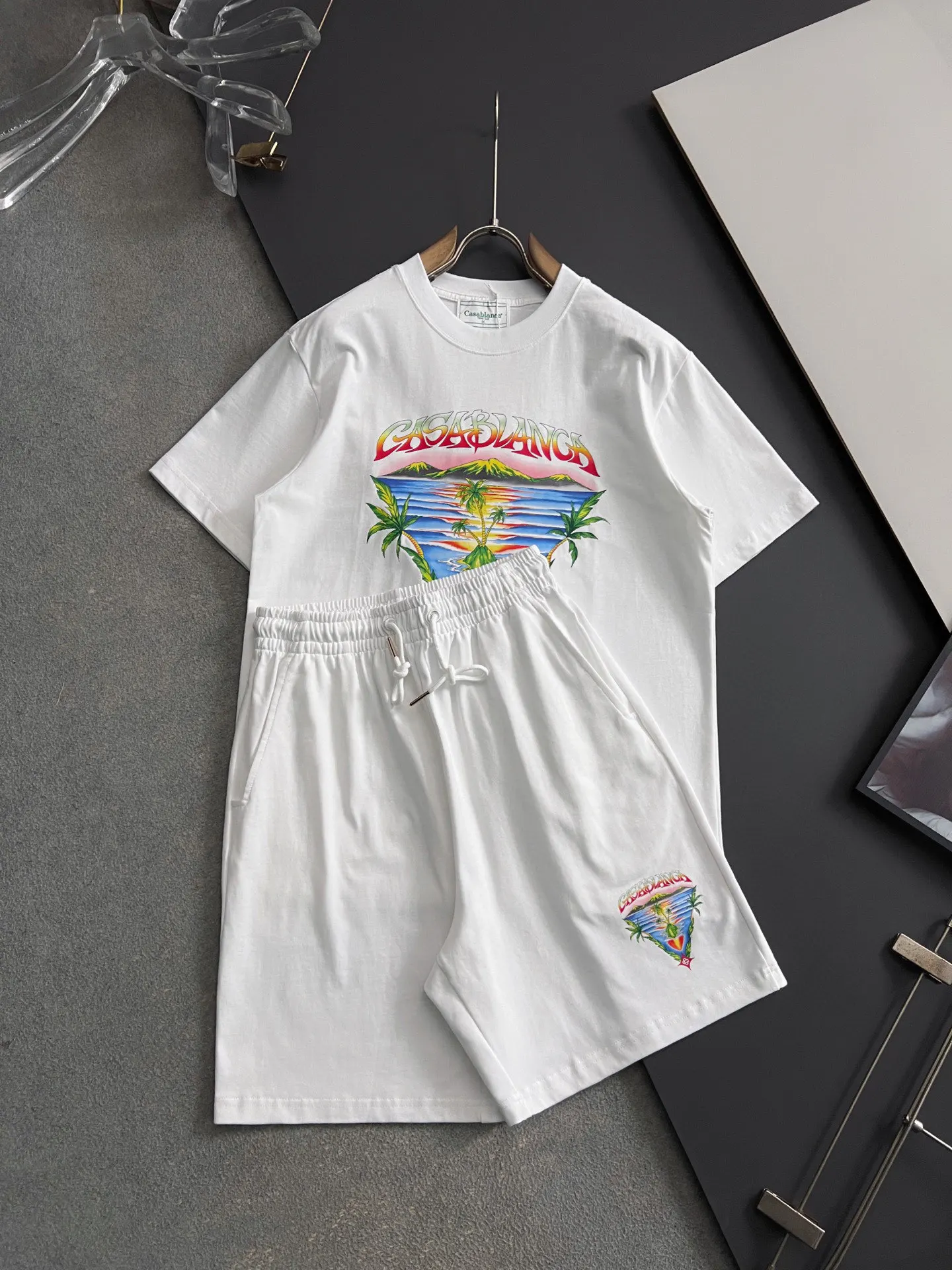 Casablanc 2026 New High Sleeve T-Shirt Set