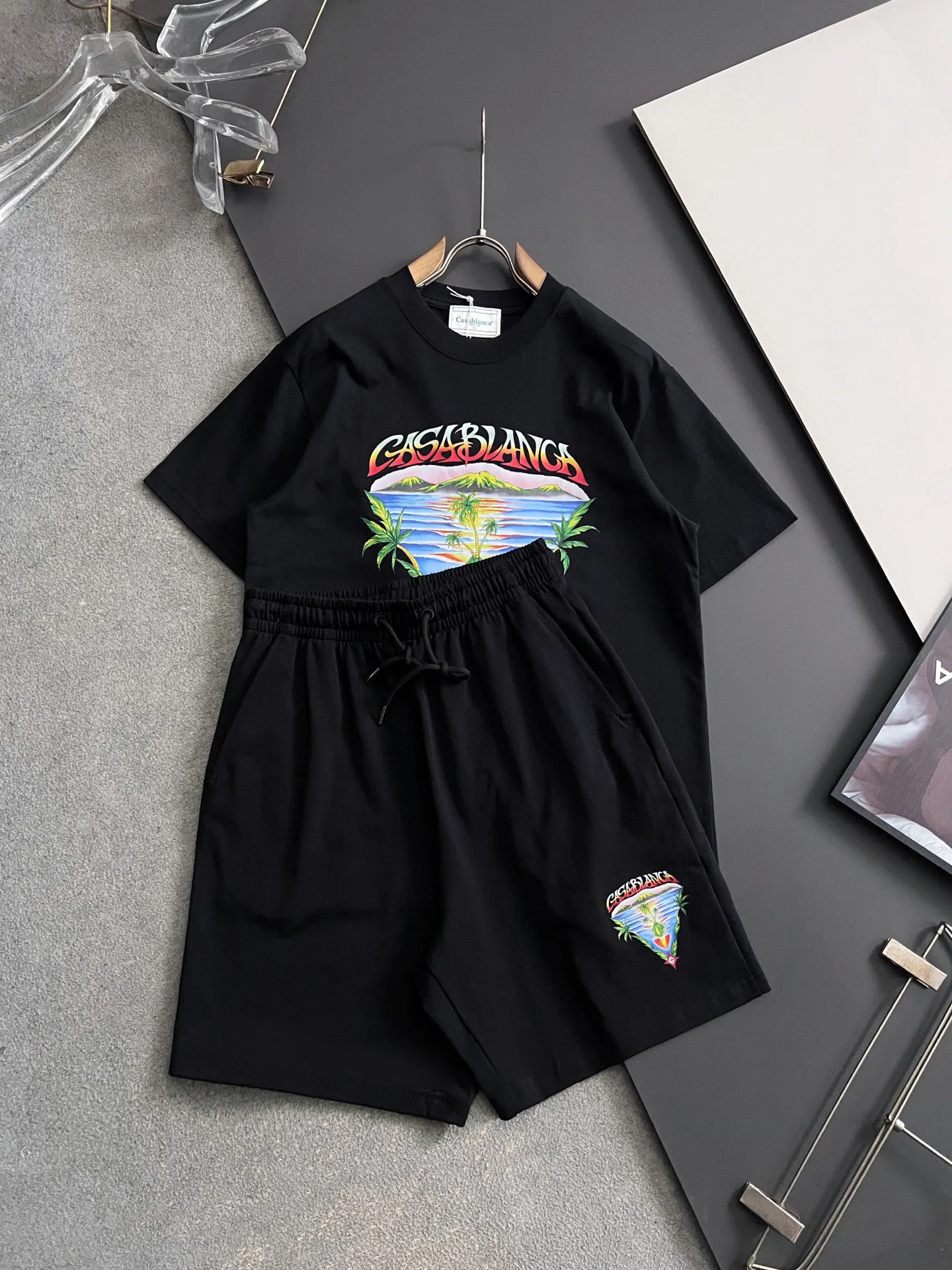 Casablanc 2026 New High Sleeve T-Shirt Set Casablanc 2026 New High Sleeve T-Shirt Set