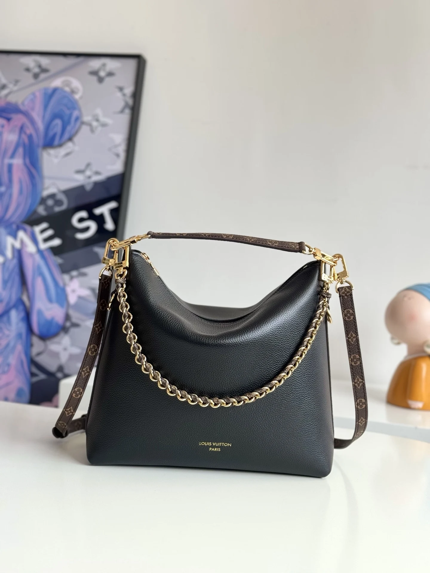 LV M29195 金属编织链条手袋 女士斜挎包