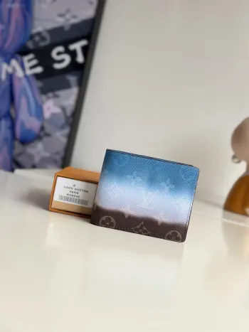 M28006 描摹喷绘护照套 钱夹 高仿LV钱包