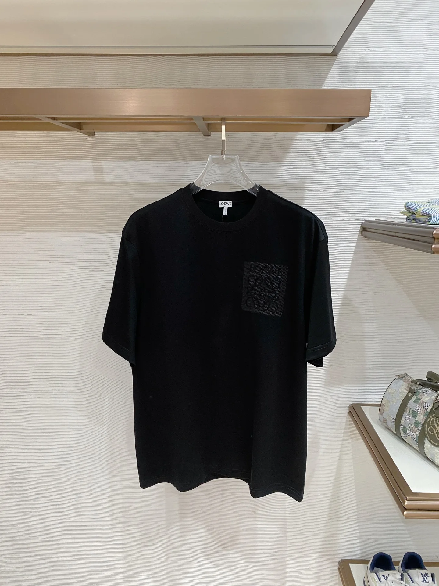 罗意威 春夏新款圆领短袖T恤衫