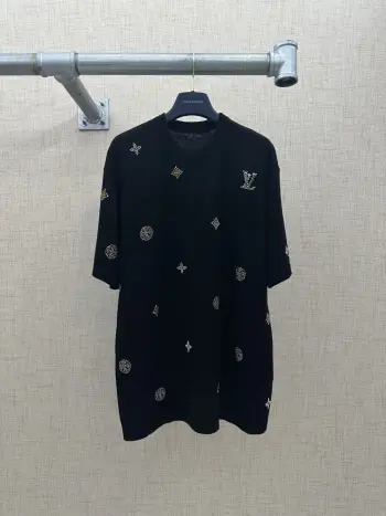 标识短袖圆领衫 高仿LVT恤/POLO衫