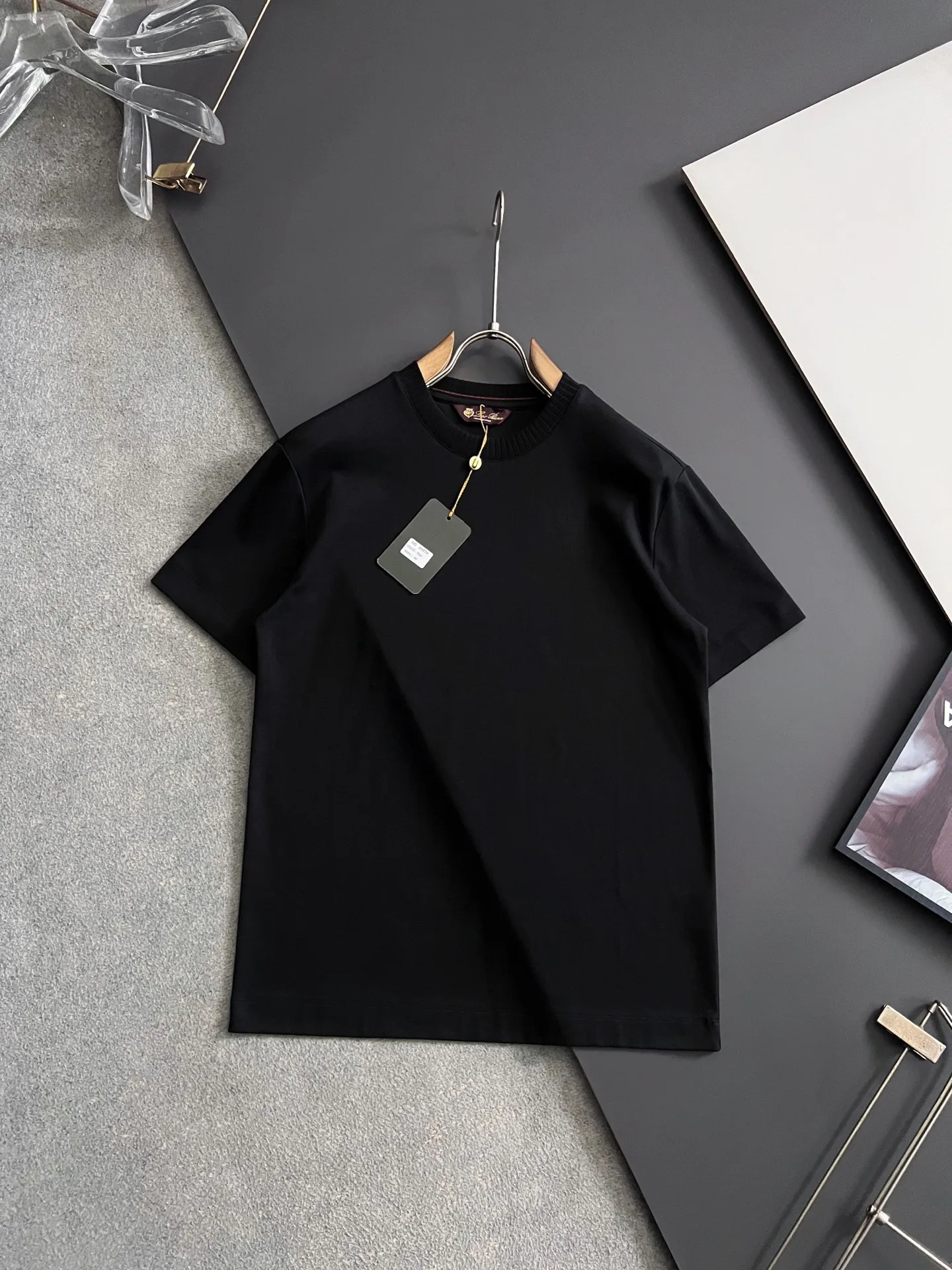 诺悠翩雅 双股丝光绝佳高品质进口牛奶丝T恤