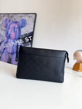 M26741 Coated Canvas Clutch Bag Men s Clutch Bag Replica Louis Vuitton mens bags