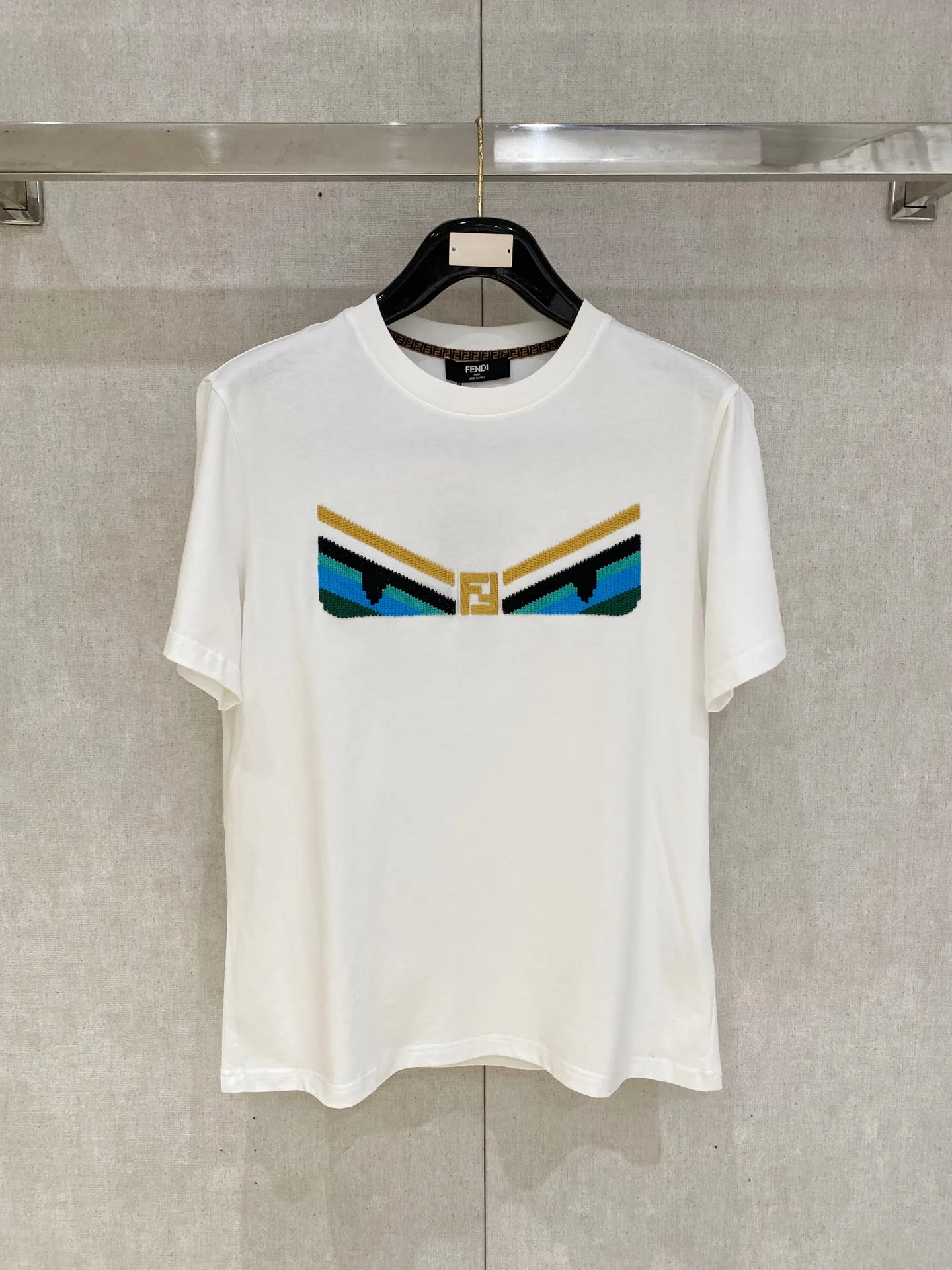 芬迪 新款短袖圆领T恤