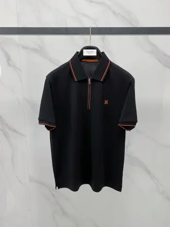 春夏新品翻领polo短袖  高仿爱马仕T恤/POLO衫