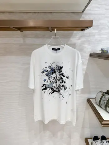 春夏新款圆领短袖T恤衫 高仿LVT恤/POLO衫