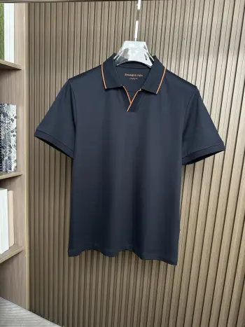 春夏新品珠地短袖 高仿杰尼亚T恤/POLO衫