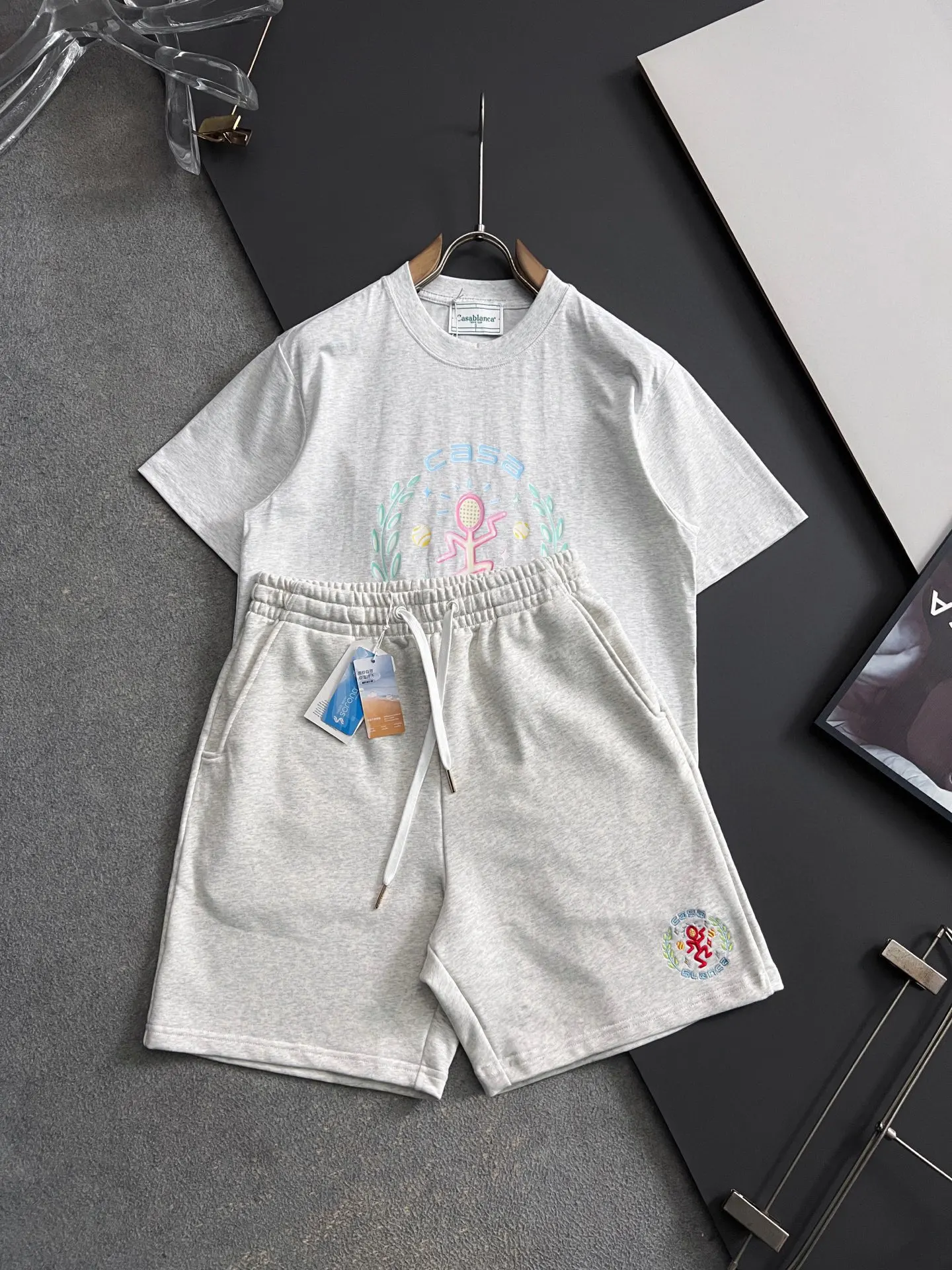 Casablanc 2026 New High Sleeve T-Shirt Set