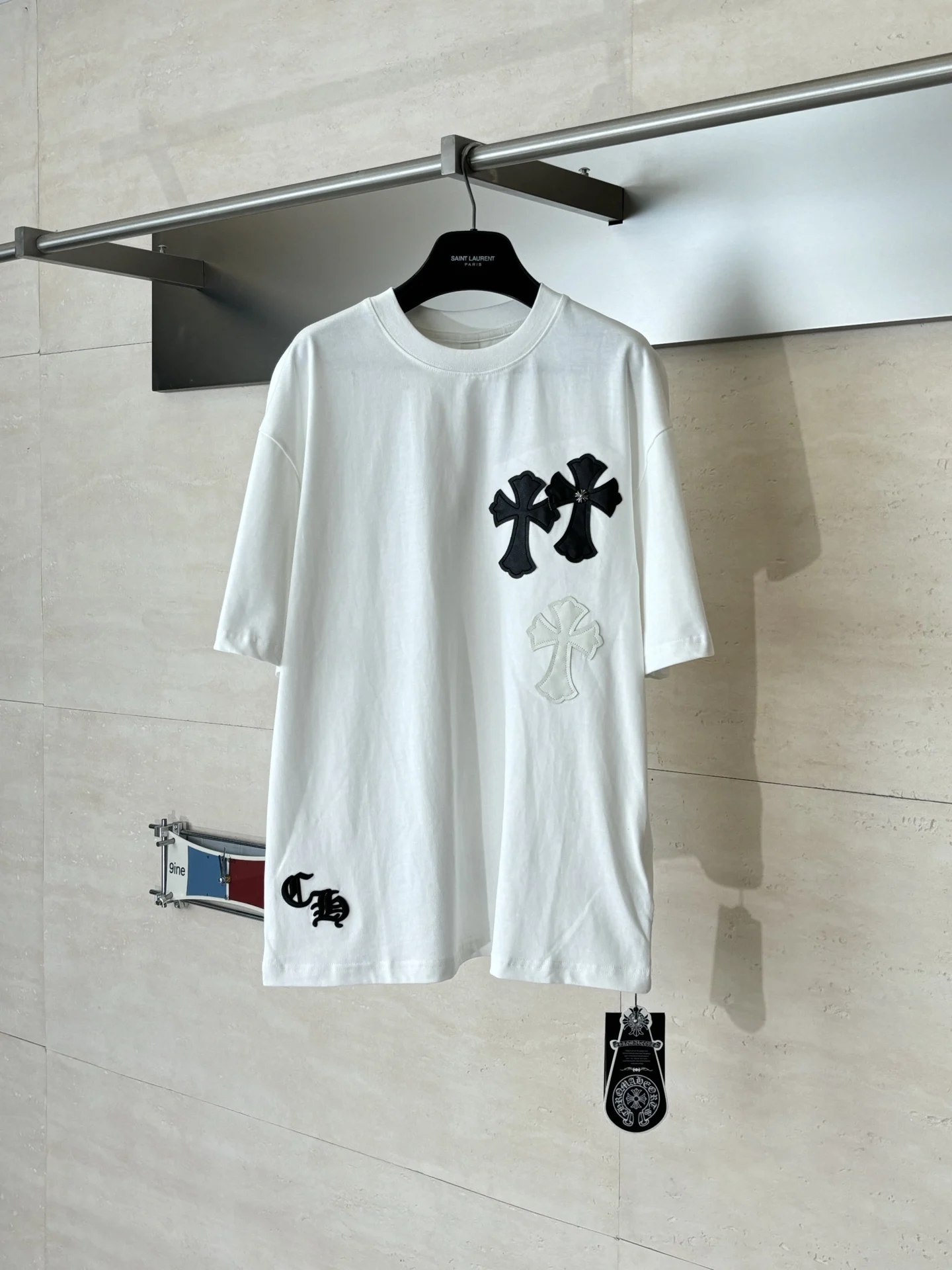 克罗心 十字皮标短袖T恤 克罗心 十字皮标短袖T恤