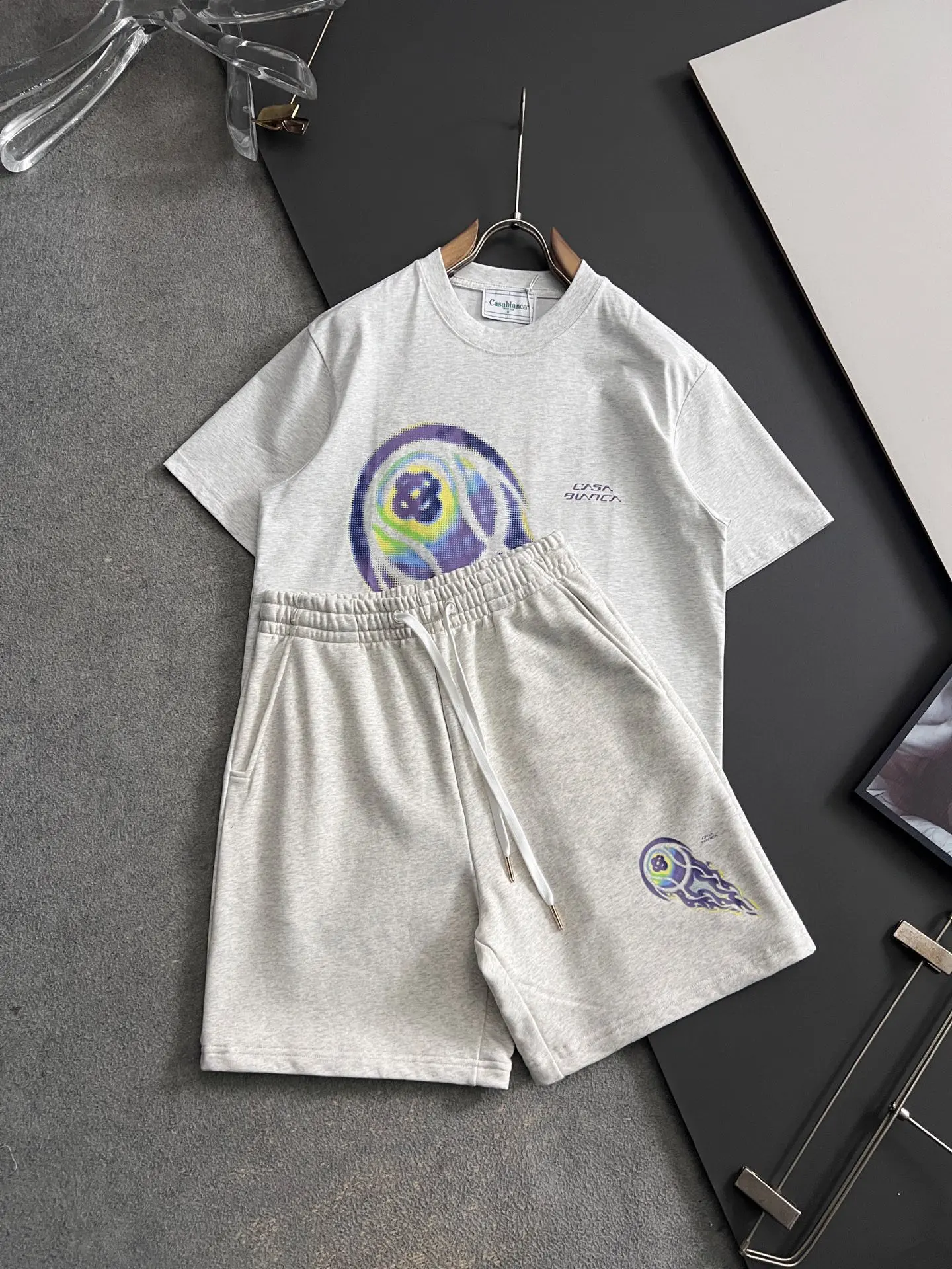 Casablanc 2026 New High Sleeve T-Shirt Set Casablanc 2026 New High Sleeve T-Shirt Set