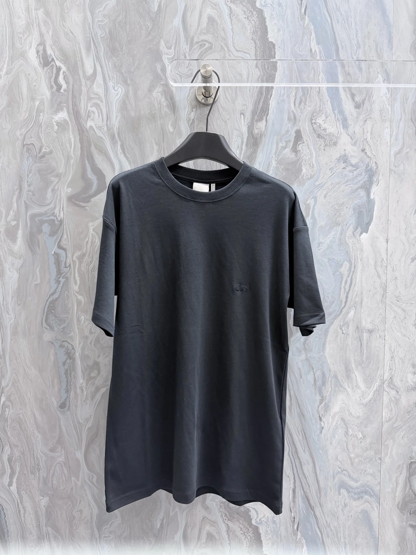 迪奥 26新款小标刺绣圆领短袖T恤