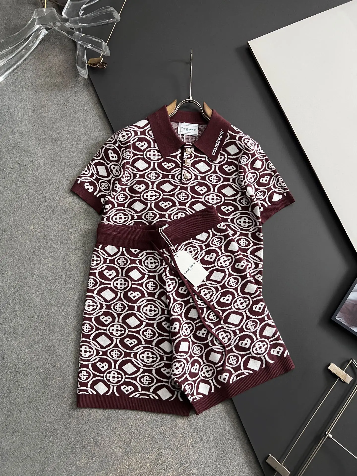 Casablanc 2026 New High Sleeve T-Shirt Set