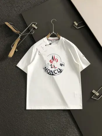 字母错位胶印短袖 高仿蒙口T恤/POLO衫