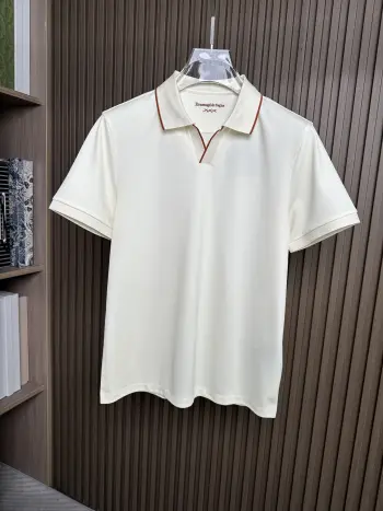 春夏新品珠地短袖 高仿杰尼亚T恤/POLO衫