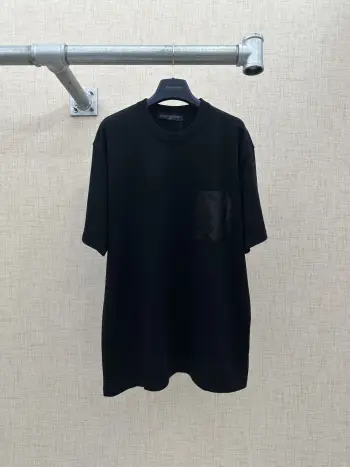 尼龙面料拼接T恤 高仿LVT恤/POLO衫