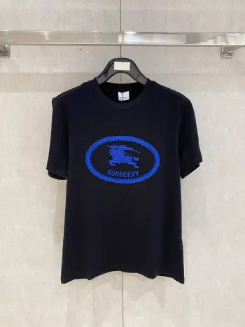 新款短袖圆领T恤 高仿巴宝莉T恤/POLO衫