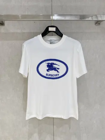 新款短袖圆领T恤 高仿巴宝莉T恤/POLO衫