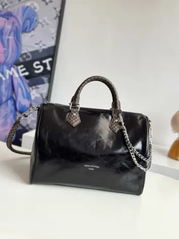 M29419 图案帆布手袋 女士斜挎包  高仿LV女包