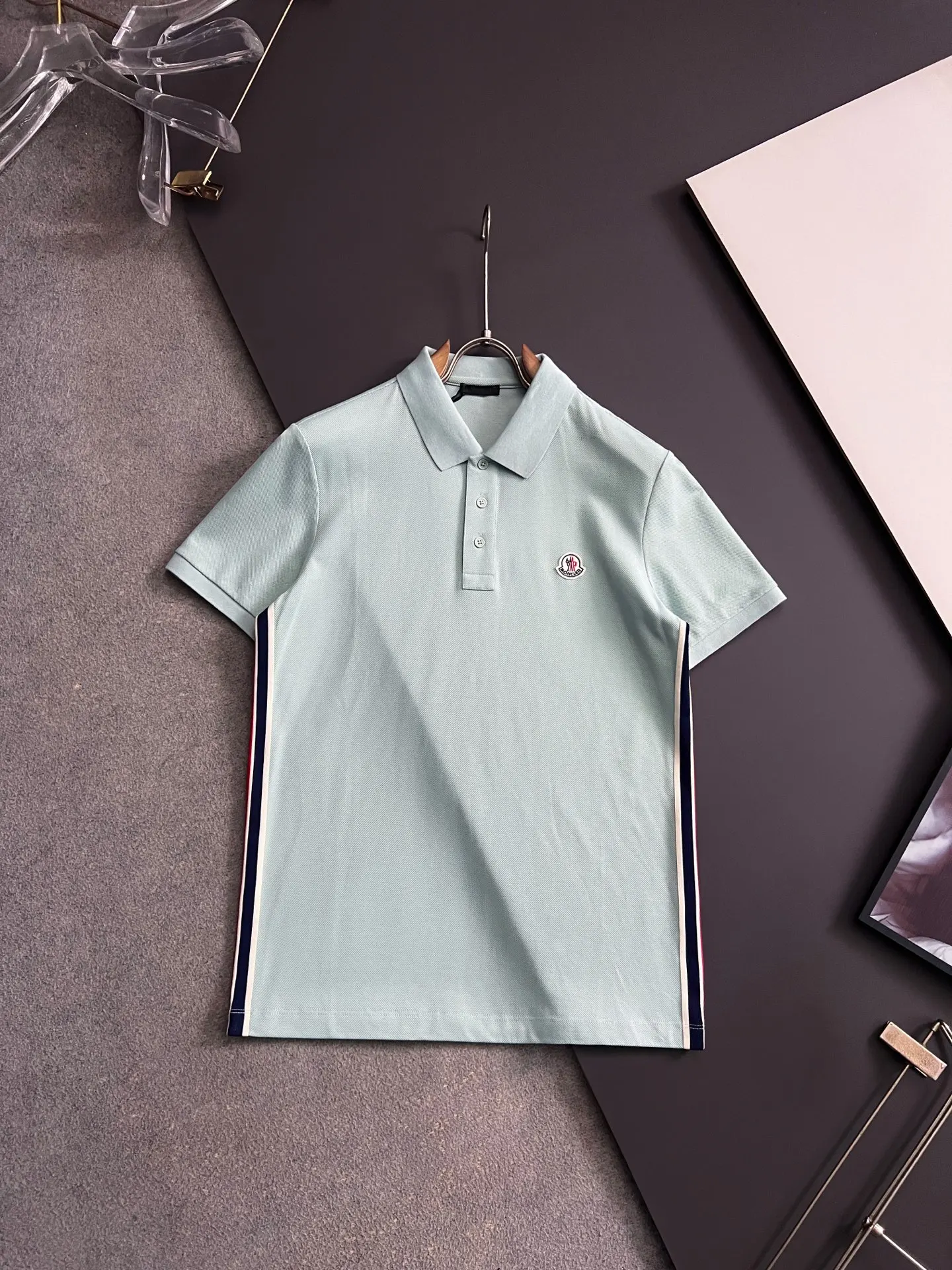 蒙口 春夏新款男士短袖Polo衫