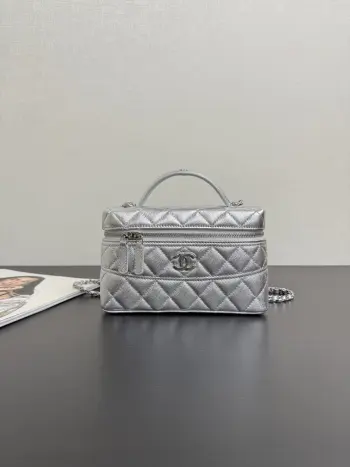 99432 淡金扣盒子包 女士斜挎包 高仿香奈儿女包