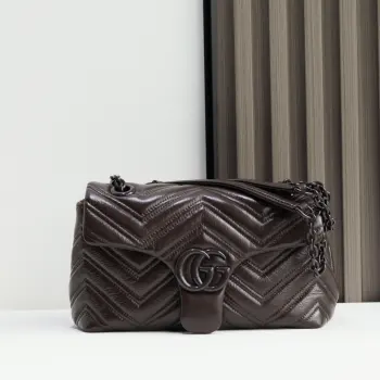 855371 牛皮革手袋 女士斜挎包 高仿古奇女包