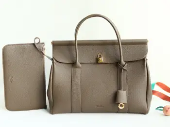 Flip-top textile handbag women s tote bag Replica Loro Piana womens bags