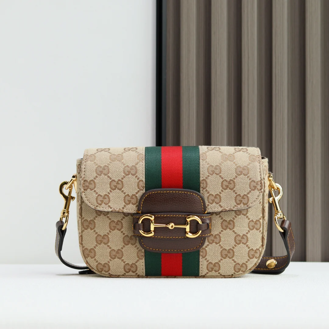 古奇 866762 2026春夏帆布手袋 女士斜挎包