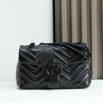 855371 牛皮革手袋 女士斜挎包 高仿古奇女包