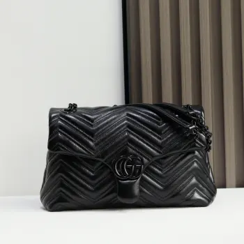 850676 切面链式包带手袋 女士斜挎包 高仿古奇女包