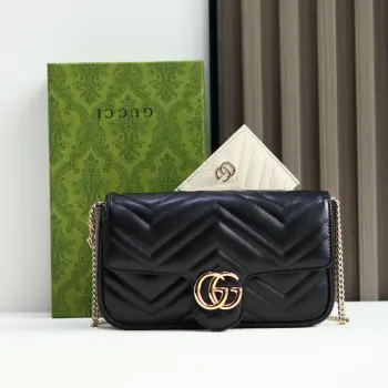 链条马卡龙克色迷你手袋 女士斜挎包 高仿古奇女包