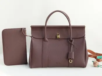 Flip-top textile handbag women s tote bag Replica Loro Piana womens bags