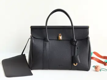 Flip-top textile handbag women s tote bag Replica Loro Piana womens bags