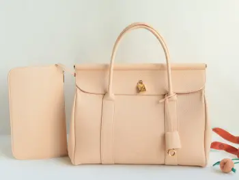 Flip-top textile handbag women s tote bag Replica Loro Piana womens bags