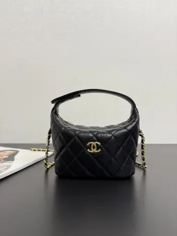 99430 荔枝皮雕花扣小饭盒包 女士斜挎包 高仿香奈儿女包