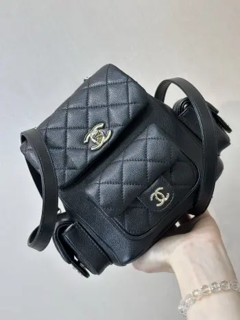 4398  特级全钢双肩包  双肩包  高仿香奈儿双肩包