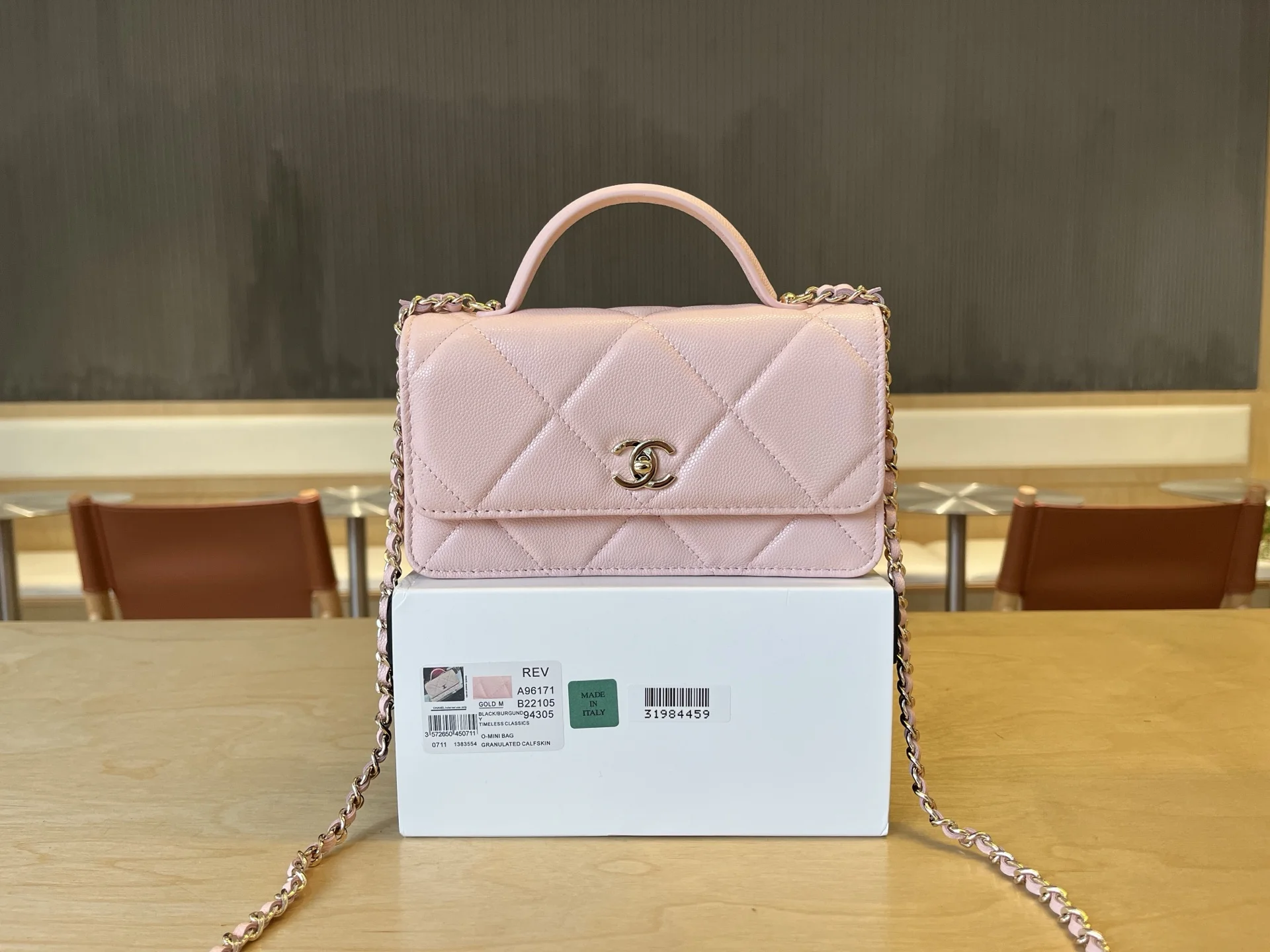 Chanel A96171 Large Diamond Pattern Double Layer Accordion Bag Women s Crossbody Bag Chanel A96171 Large Diamond Pattern Double Layer Accordion Bag Women s Crossbody Bag