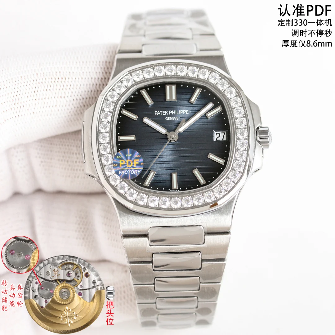 百达翡丽 5723 最新款镶砖腕表 男士机械腕表