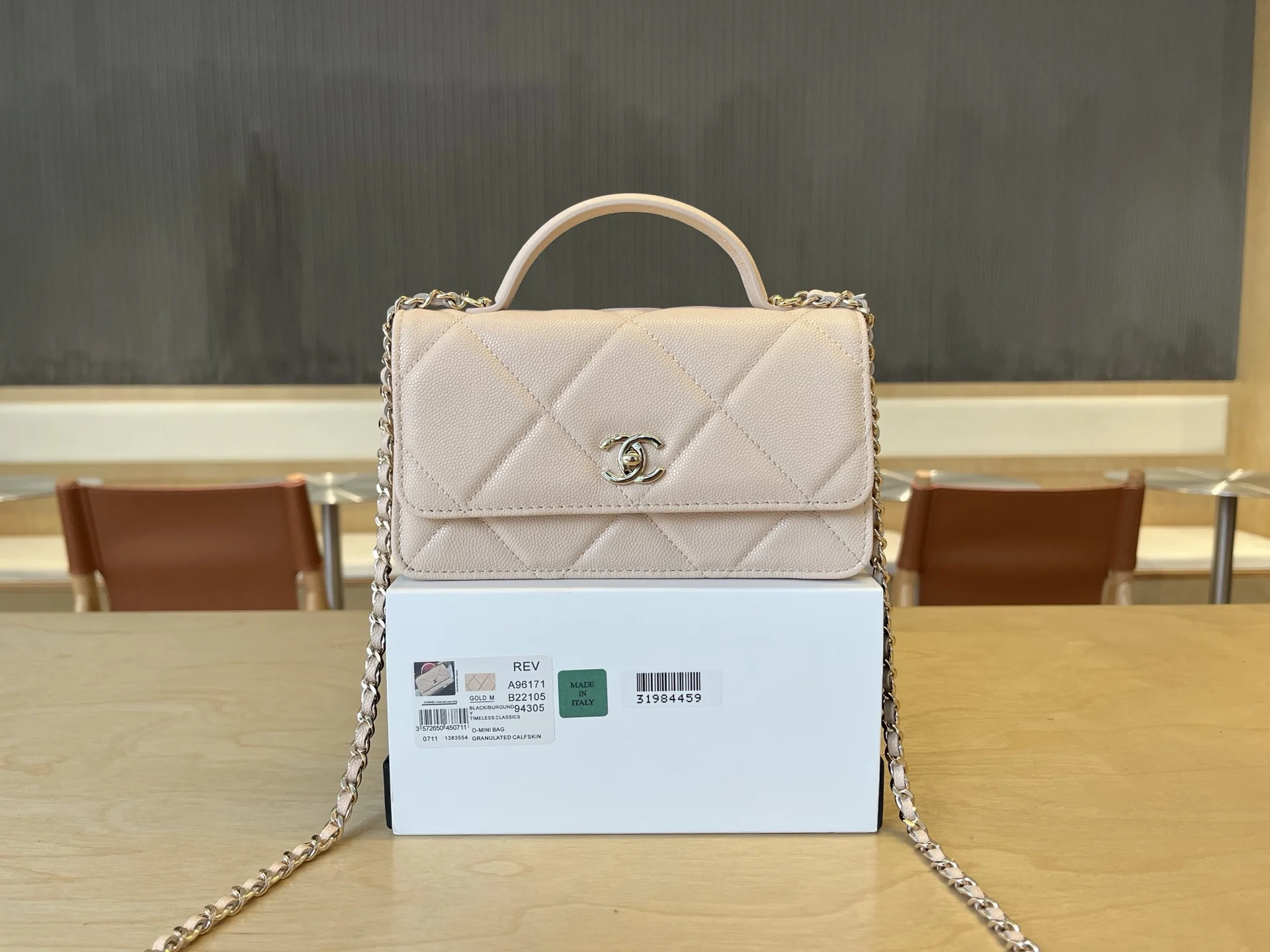 Chanel A96171 Large Diamond Pattern Double Layer Accordion Bag Women s Crossbody Bag Chanel A96171 Large Diamond Pattern Double Layer Accordion Bag Women s Crossbody Bag