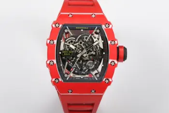 一体机芯 白宝石避震双发条腕表 男士机械腕表 高仿理查米尔男士腕表