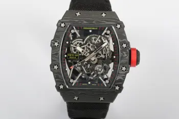 一体机芯 白宝石避震双发条腕表 男士机械腕表 高仿理查米尔男士腕表