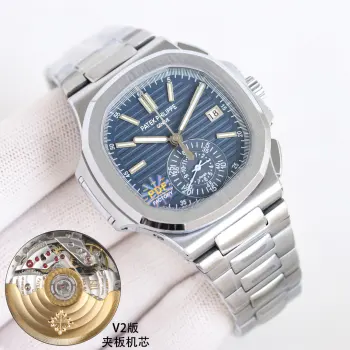 5980 多功能计时码表  男士多功能机械腕表 高仿百达翡丽男士腕表